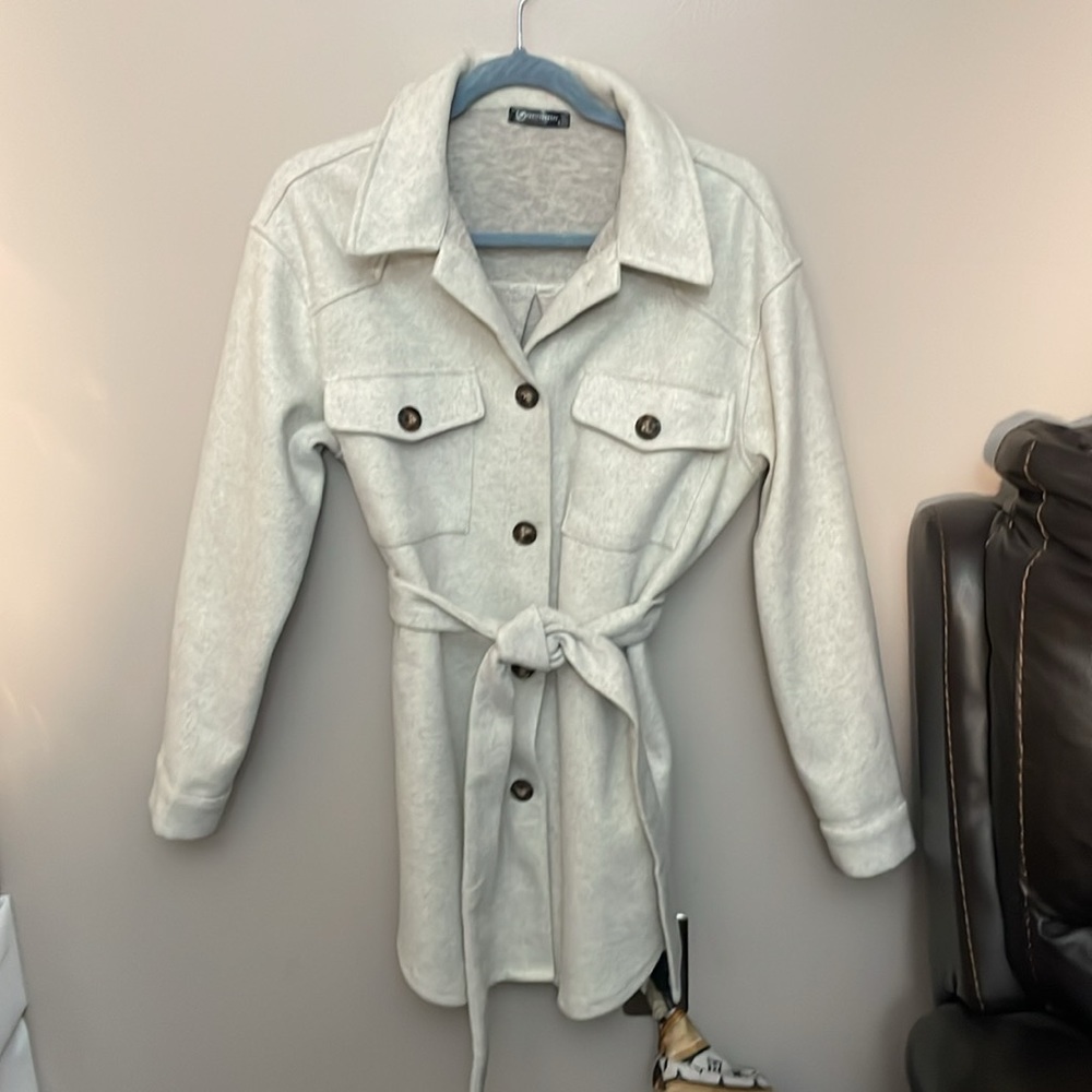 Belted Shacket/jacket - Picture 14 of 14